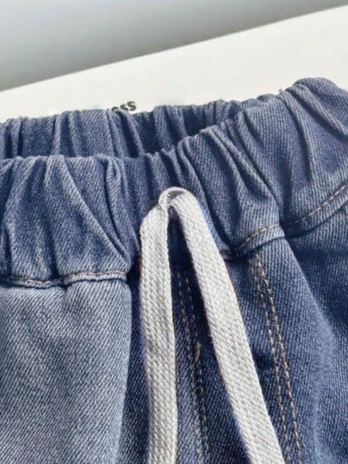'Elowen' Button Up Denim Top & Shorts Set - Celes Fashion